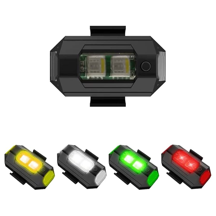 Amazon.co.jp: yuchurey ドローン ストロボライト 信号警告灯 4